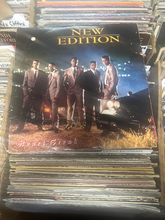 New Edition ‎– Heart Break MCA-42207 Vinyl LP VG/VG+