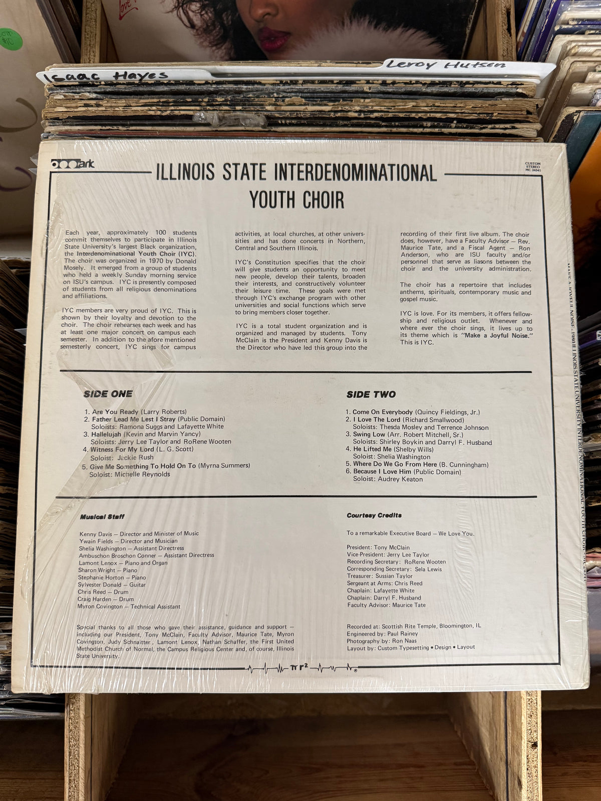 Illinois State University Interdenominational Youth Choir – Make A Joyful Noise Vinyl LP VG+/VG+