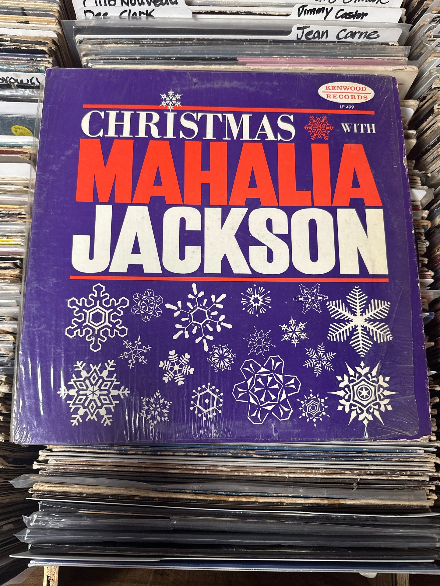 Mahalia Jackson ‎– Christmas With Mahalia Jackson Vinyl LP KLP-499 VG/VG