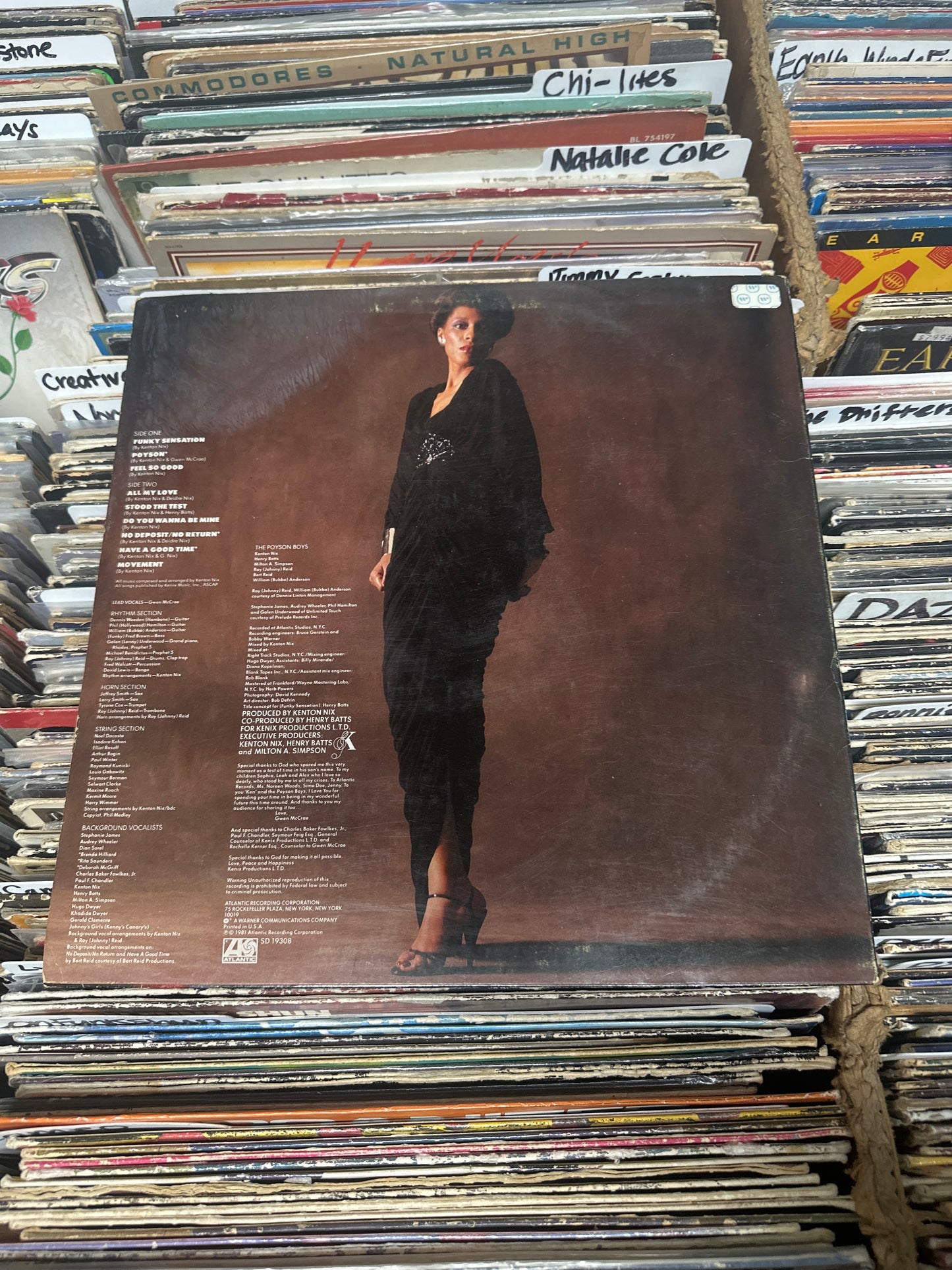 Gwen McCrae ‎– Gwen McCrae Vinyl LP  SD 19308 (SP) VG+/VG_