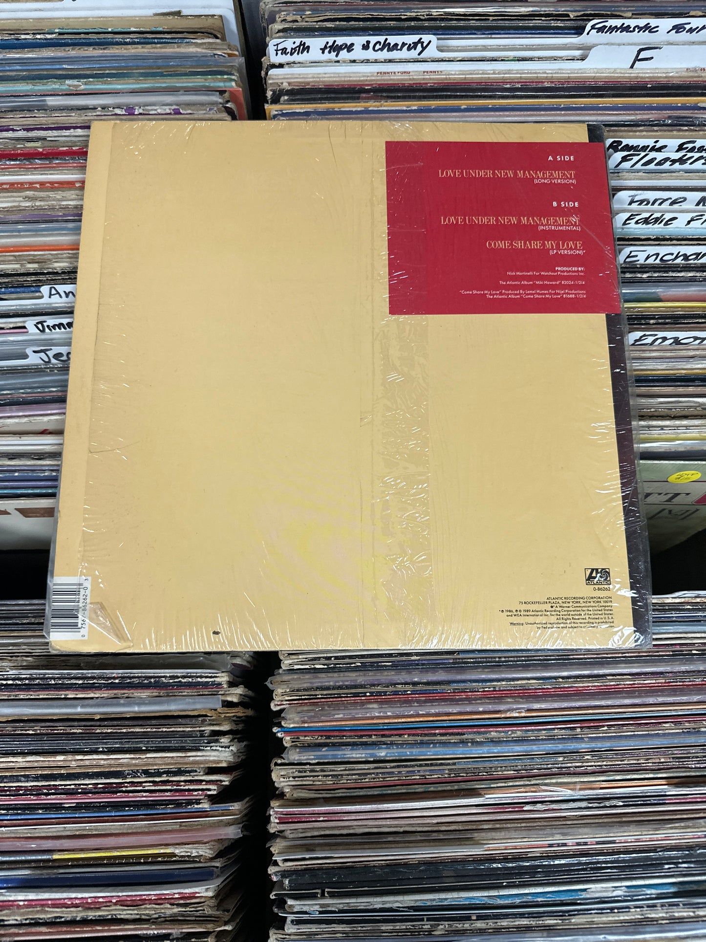 Miki Howard – Love Under New Management 12" Vinyl LP