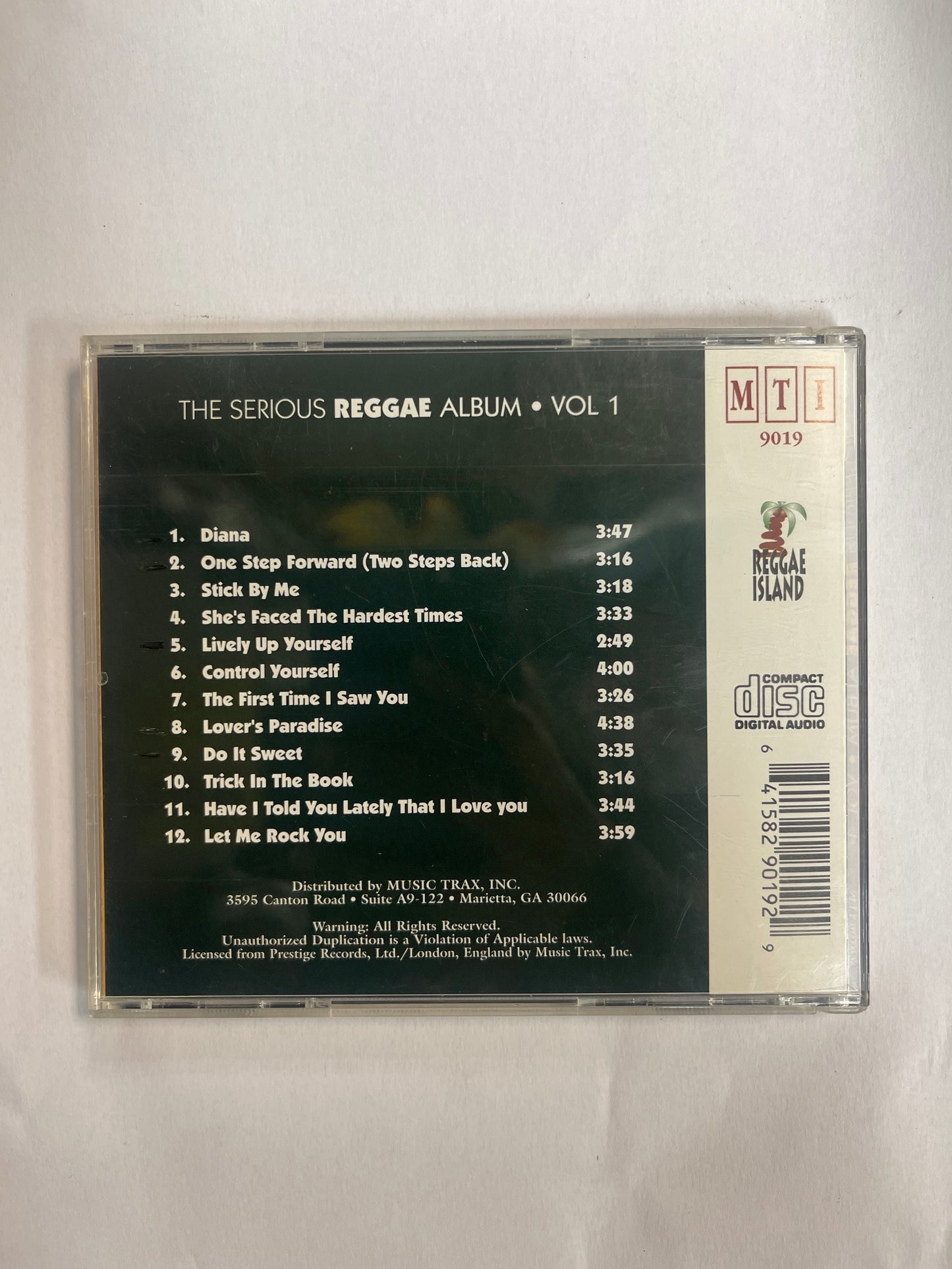 The Serious Reggae Album Various Artists Volume One CD VG+/VG+
