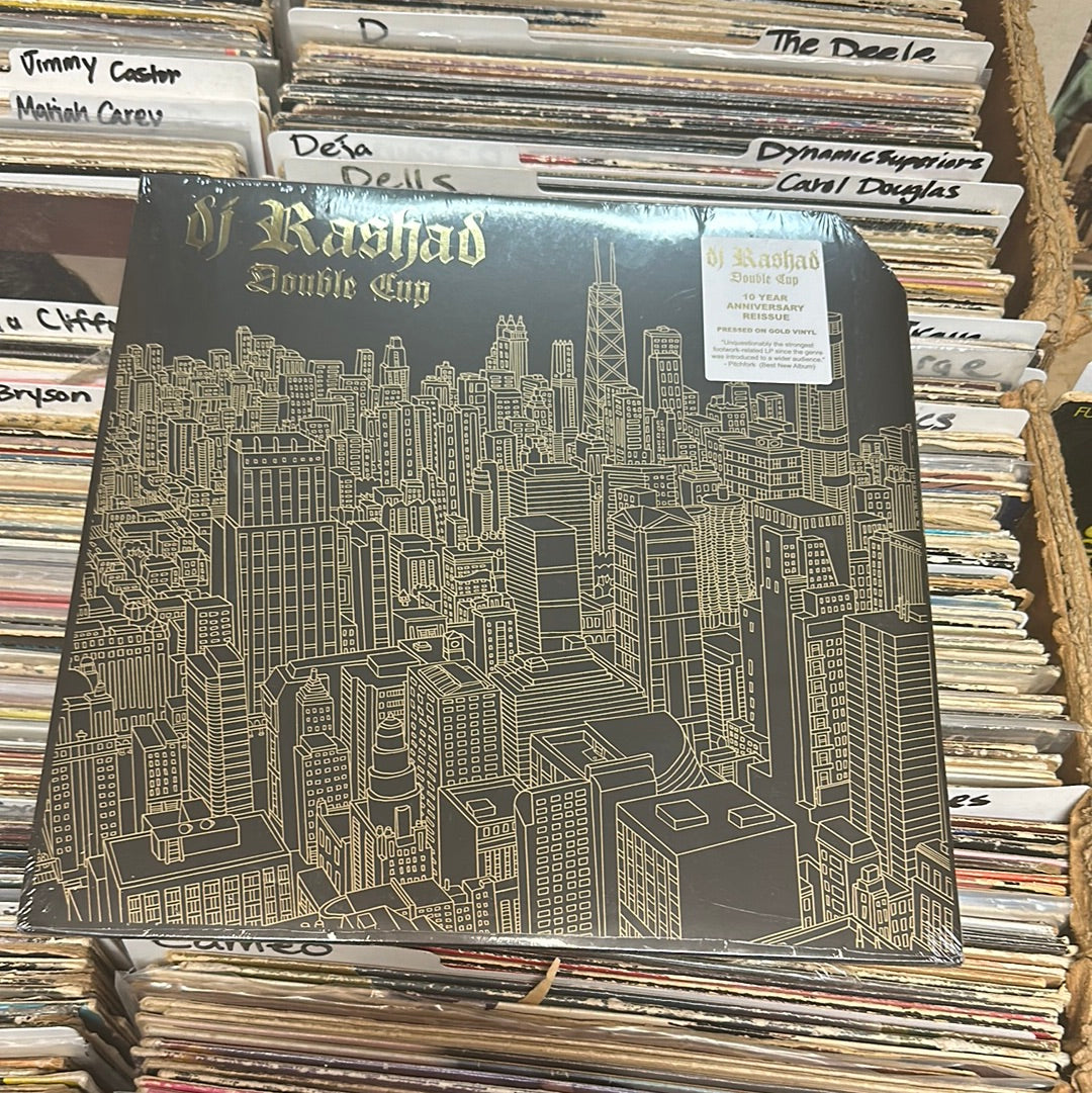 DJ Rashad ‎– Double Cup 2 x Vinyl, LP, Album, Reissue, Repress, 10th Anniversary Edition, Gold