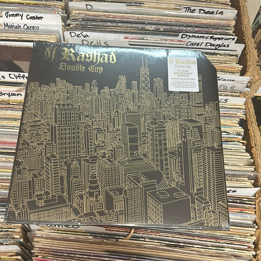 DJ Rashad ‎– Double Cup 2 x Vinyl, LP, Album, Reissue, Repress, 10th Anniversary Edition, Gold