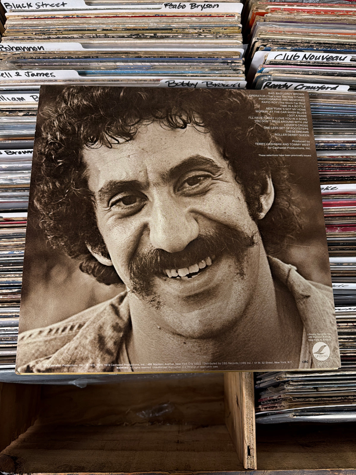 Jim Croce – Photographs & Memories: His Greatest Hits JZ 35010 Vinyl LP VG+/VG+
