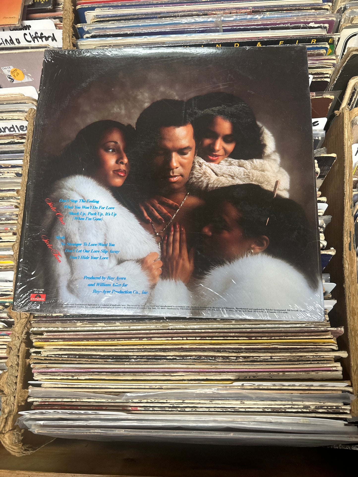 Roy Ayers-No Stranger To Love Vinyl PD-1-6246 (72) LP VG+/VG+