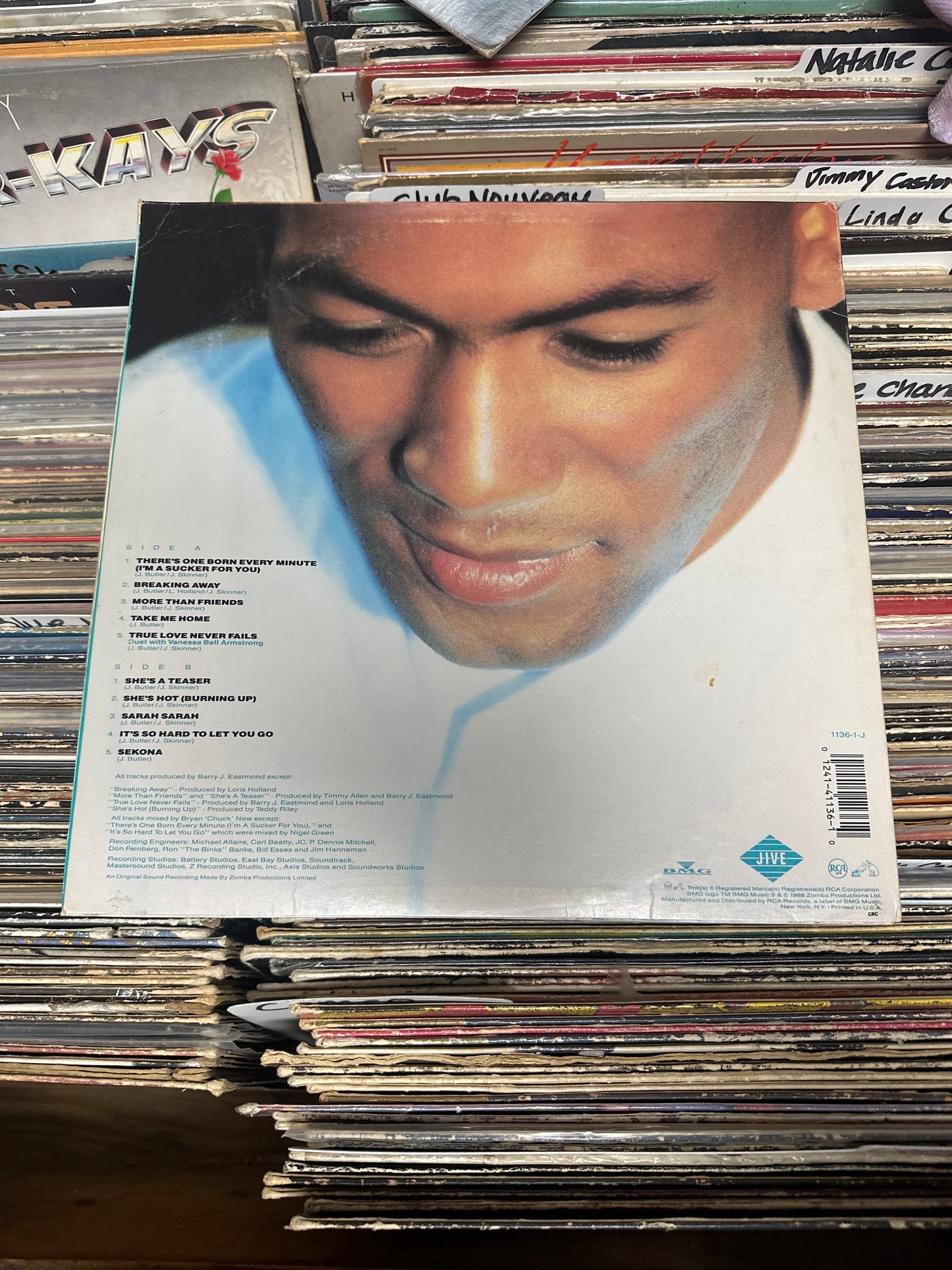 Jonathan Butler – More Than Friends Vinyl LP  1136-1-J VG+/VG+