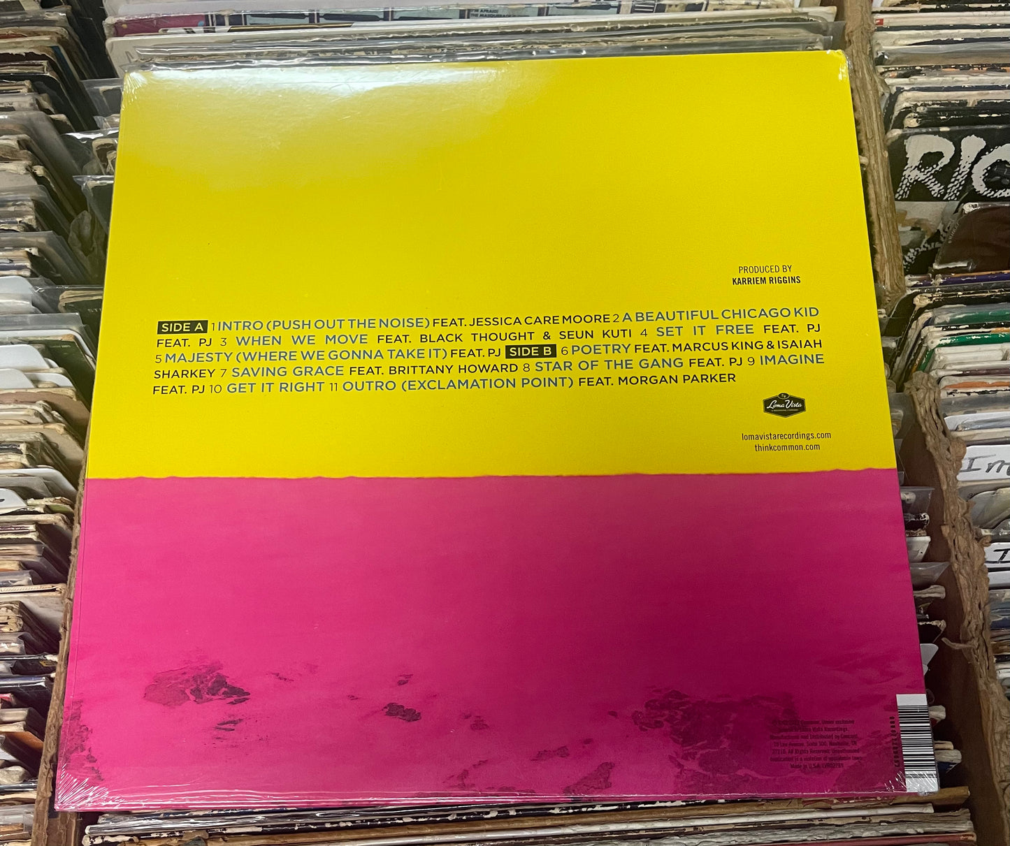 Common ‎– A Beautiful Revolution Pt 2 Neon Yellow Vinyl Lp