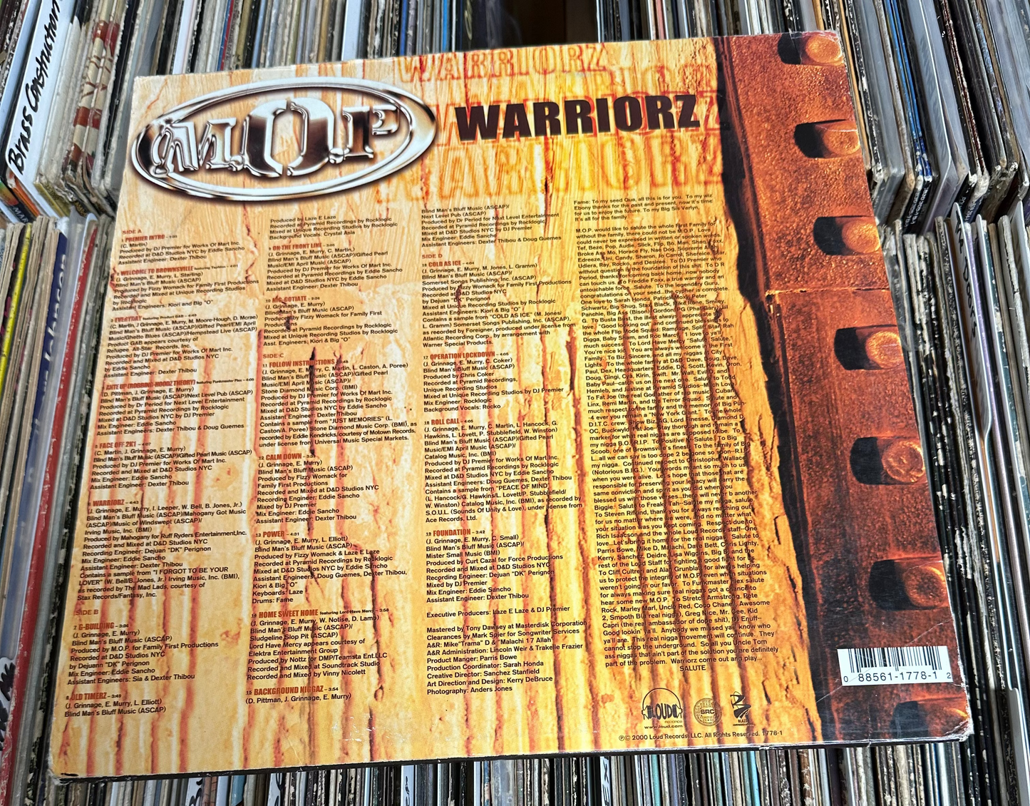 M.O.P. – Warriorz 	 2 x Vinyl, LP VG+/VG+