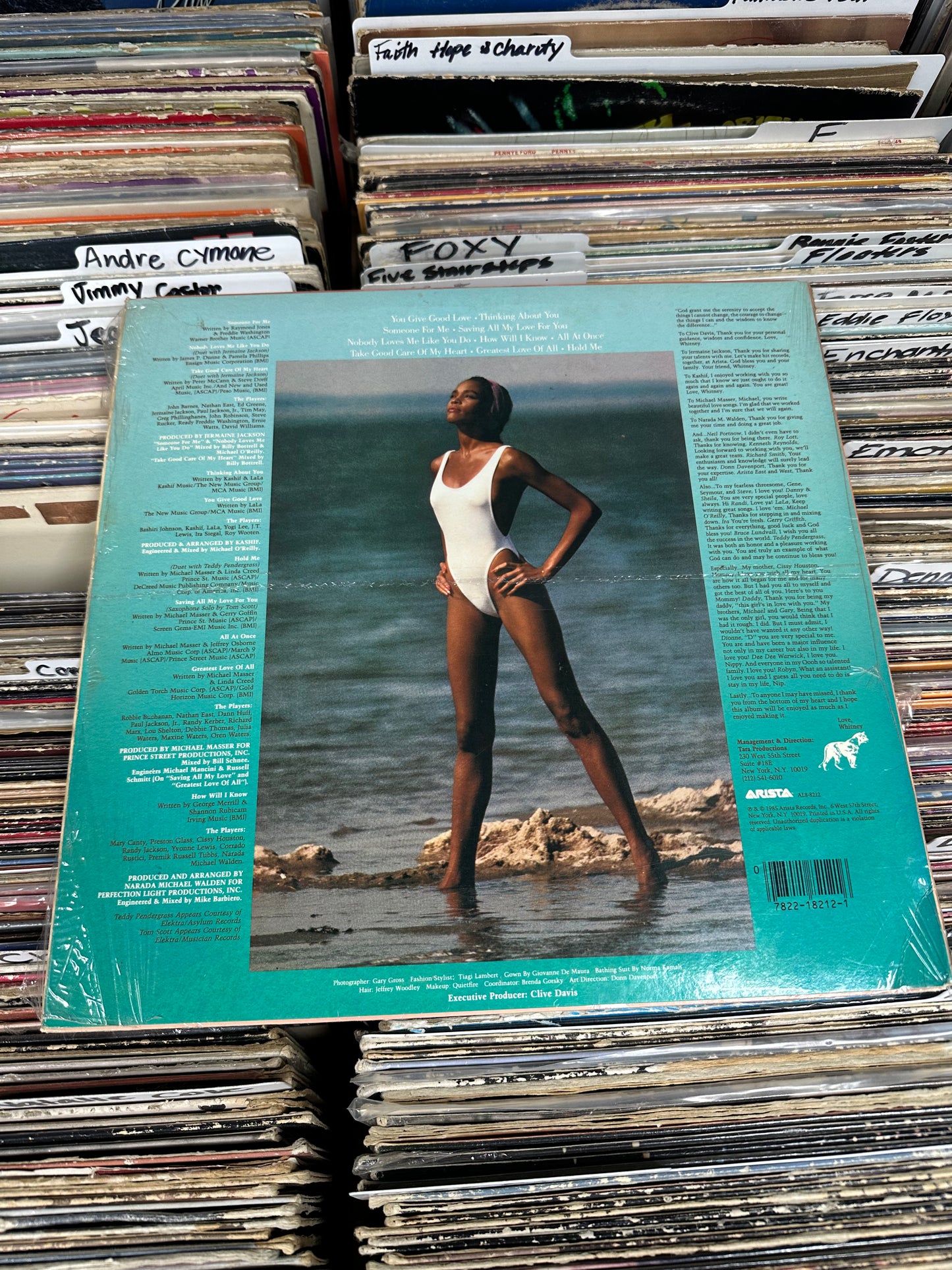 Whitney Houston – Whitney Houston Vinyl Lp VG+/VG+