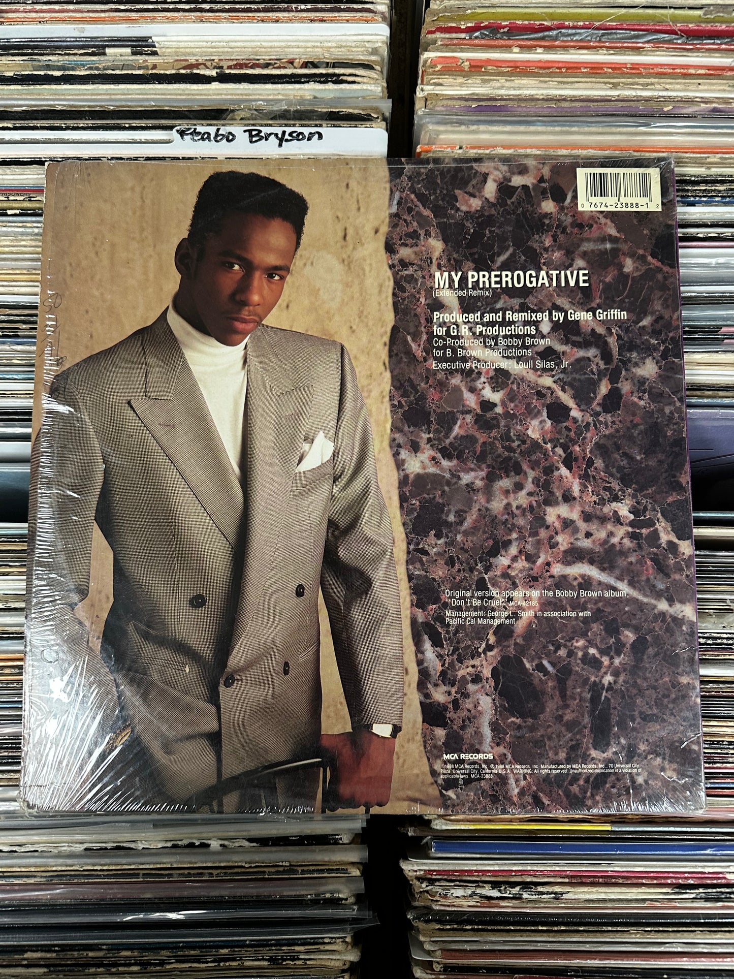 Bobby Brown-My Prerogative 12" Single Vinyl LP VG+/VG+