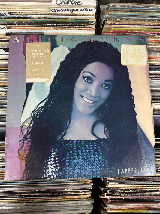 Alicia Myers – I Appreciate Vinyl LP MCA-5485 VG+/VG+