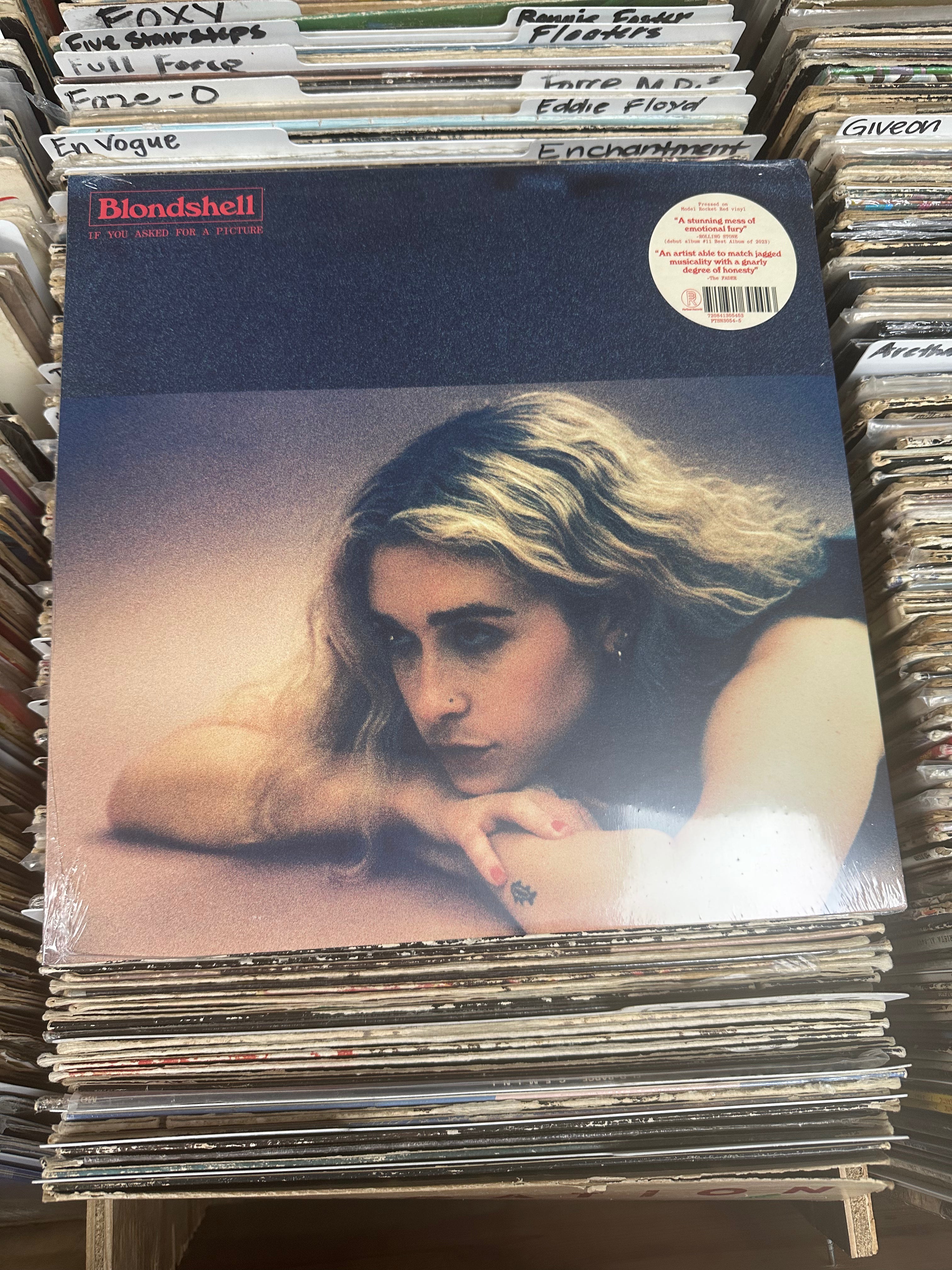 Blondshell ‎– If You Asked For A Picture Model Rocket Red Vinyl LP ...