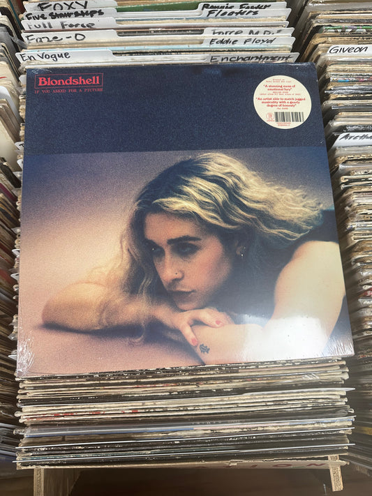 Blondshell ‎– If You Asked For A Picture  Model Rocket Red Vinyl LP