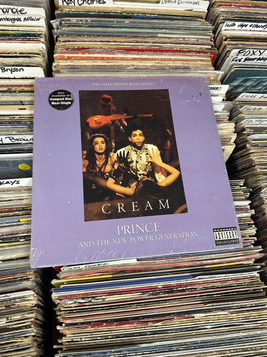 Prince And The New Power Generation ‎– Cream Vinyl, 12", Maxi-Single VG+/VG+