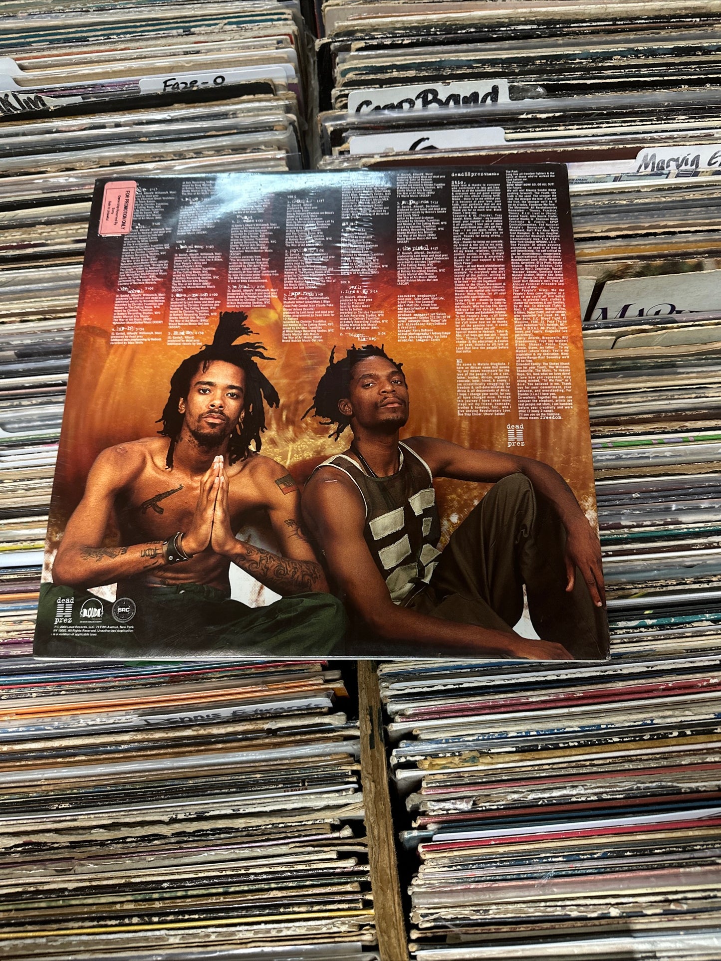 Dead Prez – Lets Get Free Vinyl Lp 2000 Release