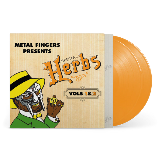 MF-DOOM Metal Fingers Presents: Special Herbs Vols. 1 & 2 (Mustard Yellow Colored Vinyl Gatefold 2Lp)