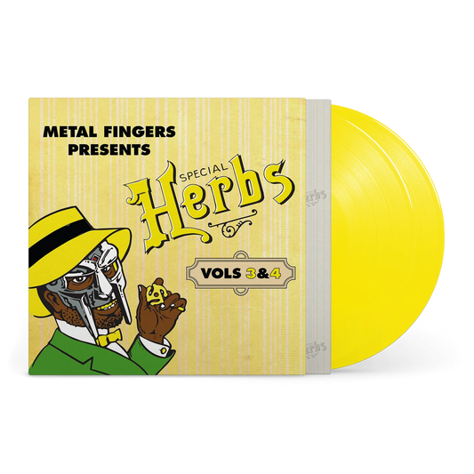 MF DOOM - Metal Fingers Presents: Special Herbs Vol. 3 & 4 (2LP Lemon Yellow Vinyl)