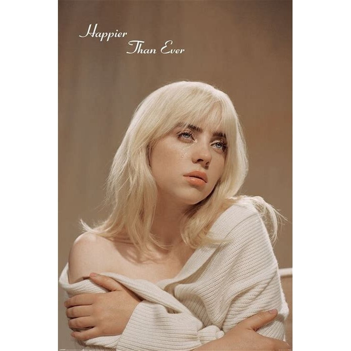 Billie Eilish-Happier Than Ever Poster