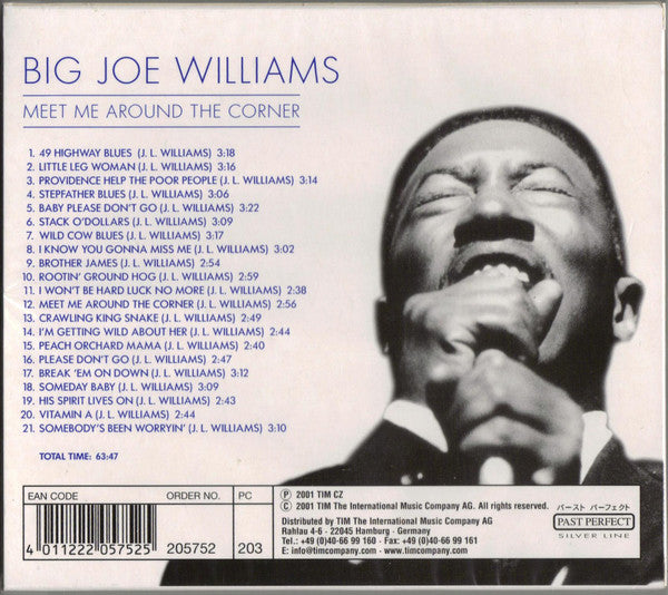 Big Joe Williams – Meet Me Around The Corner CD Mint Condition