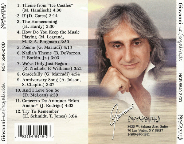 Giovanni* – Unforgettable CD VG+/VG+
