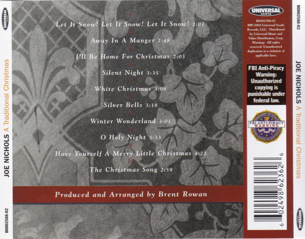 Joe Nichols ‎– A Traditional Christmas CD Mint Condition