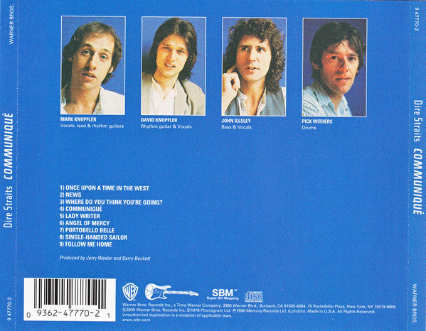 Dire Straits – Communiqué CD VG+/VG+