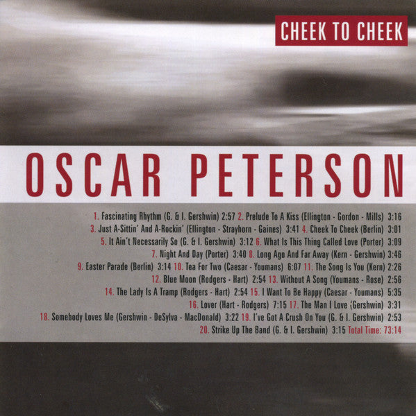 Oscar Peterson – Cheek To Cheek CD Mint Condition
