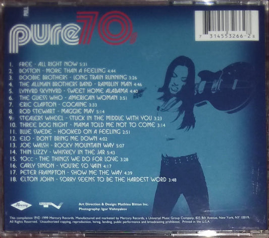 Various – Pure 70s CD VG+/VG+