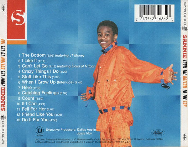 Sammie – From The Bottom To The Top CD VG/VG
