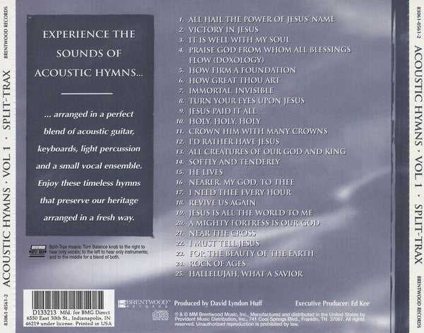 Various – Acoustic Hymns - Volume 1 CD Mint Condition