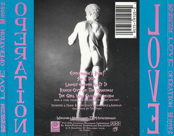 The Strawberry Zots – Love Operation CD VG+/VG+