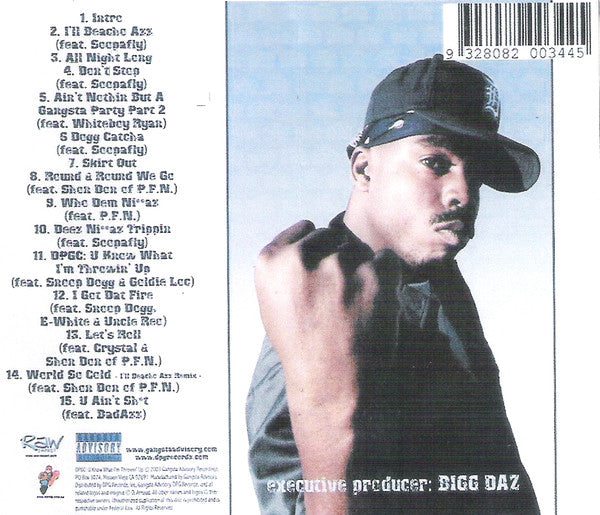 Daz* ‎– DPGC: U Know What I'm Throwin' Up DVD x CD VG+/VG+