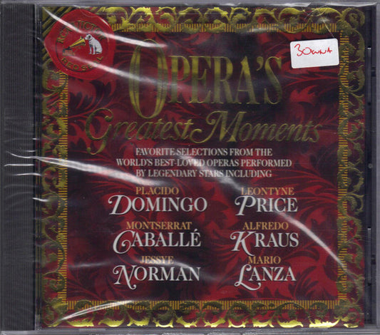 Various – Opera's Greatest Moments CD Mint Condition