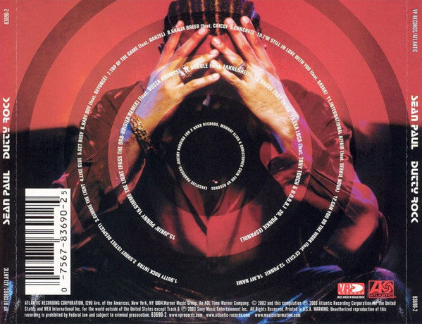 Sean Paul ‎– Dutty Rock CD VG+/VG+