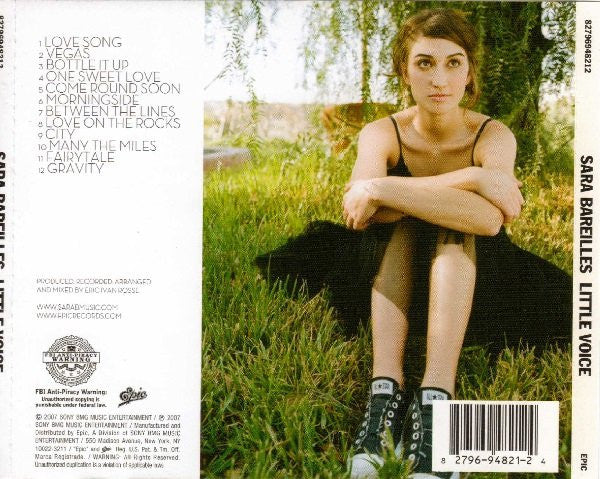 Sara Bareilles – Little Voice CD Mint Condition