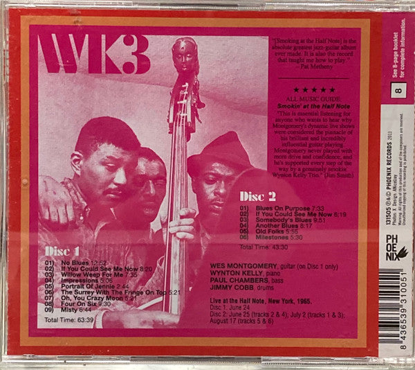 Wynton Kelly Trio, Wes Montgomery – Complete Live At The Half Note 2 x CD VG+/VG+