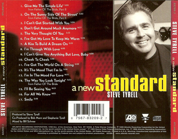Steve Tyrell – A New Standard CD Mint Condition