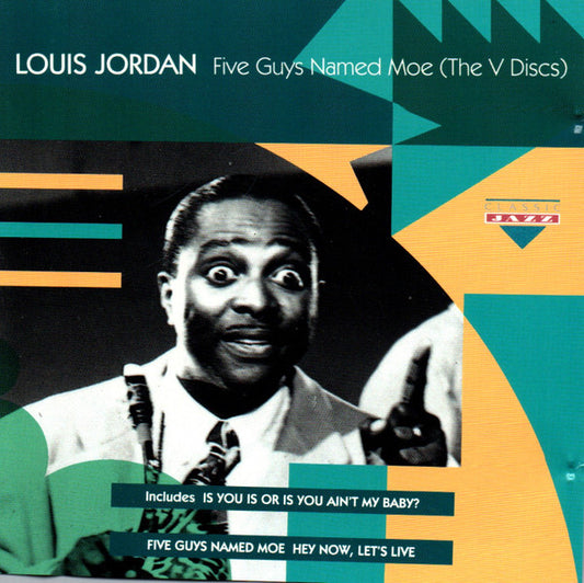 Louis Jordan – Five Guys Named Moe (The V Discs) CD Mint Condition