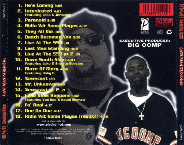 HITMAN Sammy Sam* – Last Man Standing CD