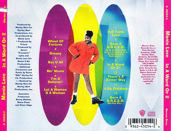 Monie Love – In A Word Or 2 CD Mint Condition