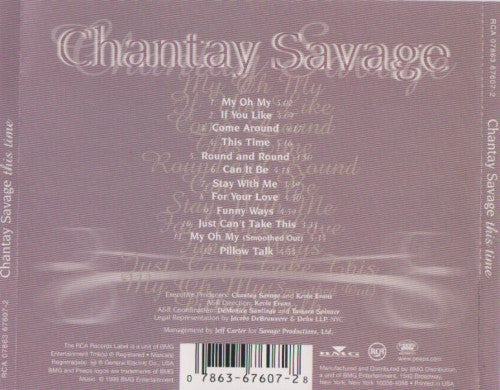 Chantay Savage – This Time CD VG/VG