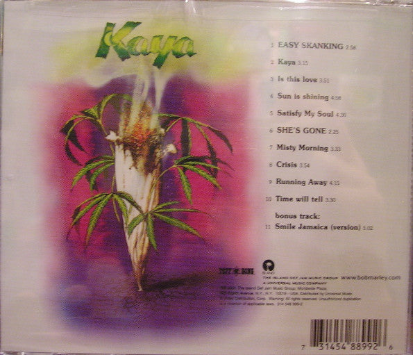 Bob Marley & The Wailers ‎– Kaya CD Mint Condition