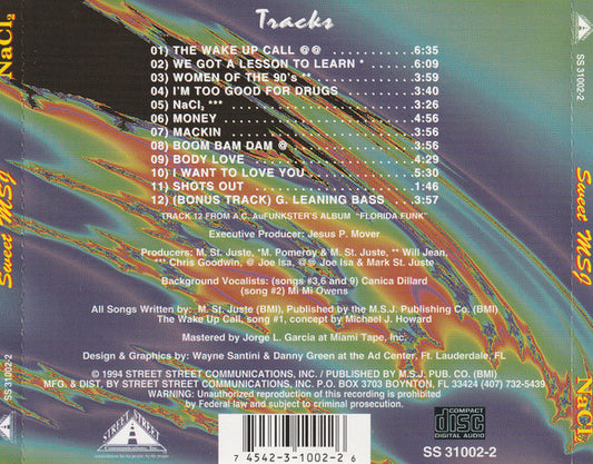 Sweet MSJ* ‎– NaCI₂ CD VG+/VG+