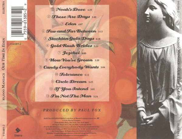 10,000 Maniacs – Our Time In Eden CD Mint Condition