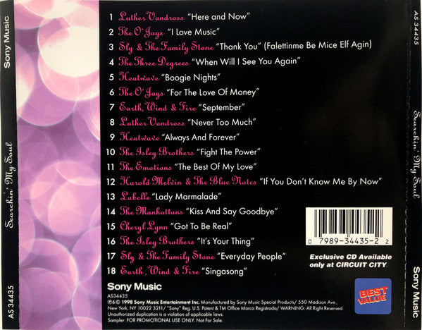 Various ‎– Searchin’ My Soul CD Mint Condition