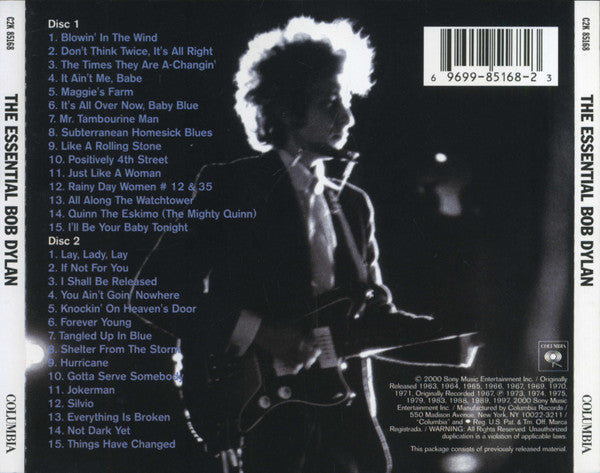 Bob Dylan – The Essential Bob Dylan 2 x CD VG+/VG+
