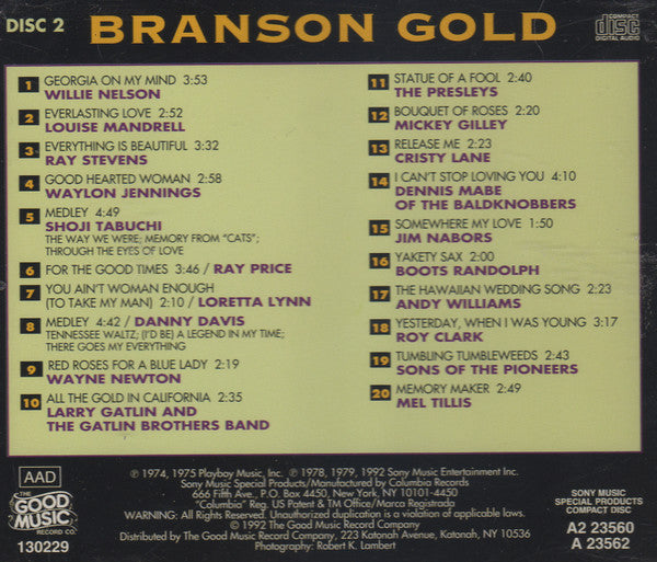 Various – Branson Gold CD