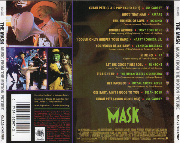 Various ‎– The Mask (Music From The Motion Picture) CD VG+/VG+