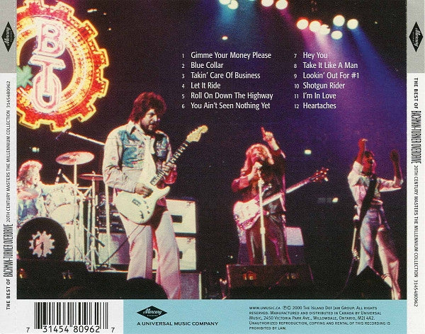 Bachman-Turner Overdrive – The Best Of Bachman-Turner Overdrive CD VG+/VG+